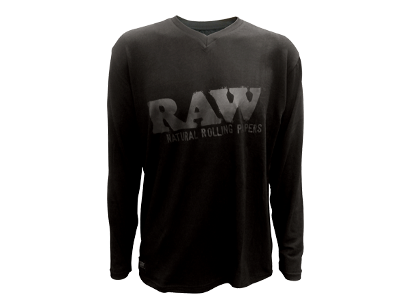 RAW Black V-Neck