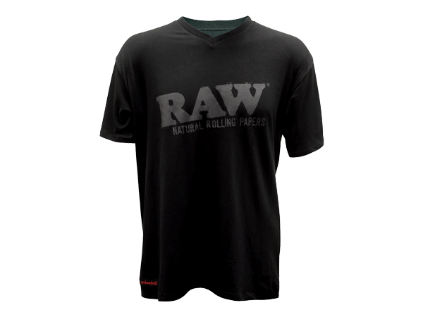 RAW Black V-Neck