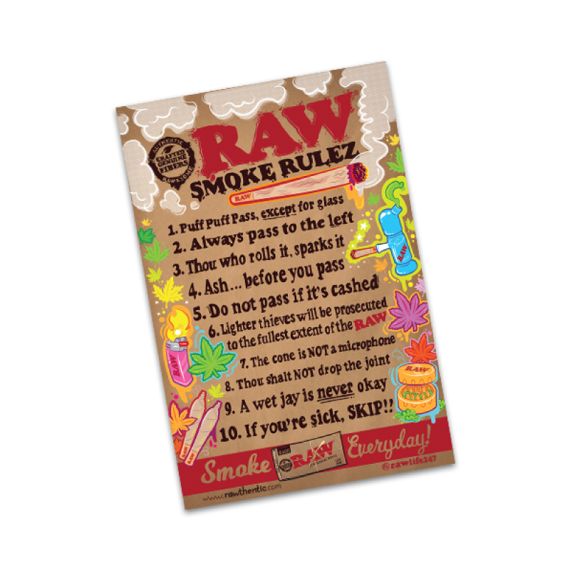 RAW Smoke Rulez Poster