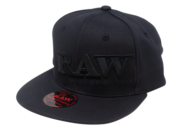 RAW Black on Black Flex-Fit Cap